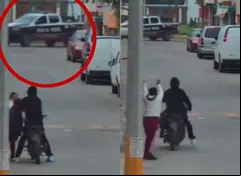 VIDEO: Policías de Tultepec ‘huyen’ e ignoran asalto a plena luz del día