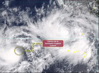 Tormenta tropical Cosme