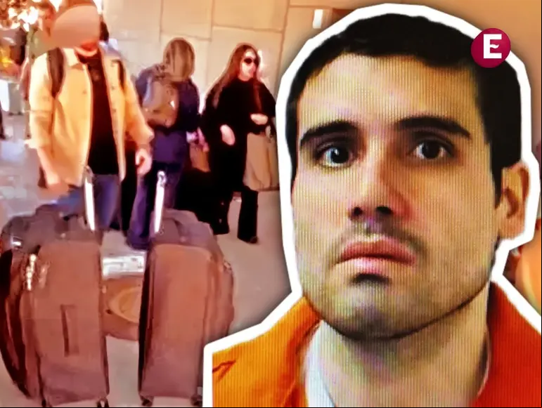 Familia de Ovidio Guzmán López que viajó a EU